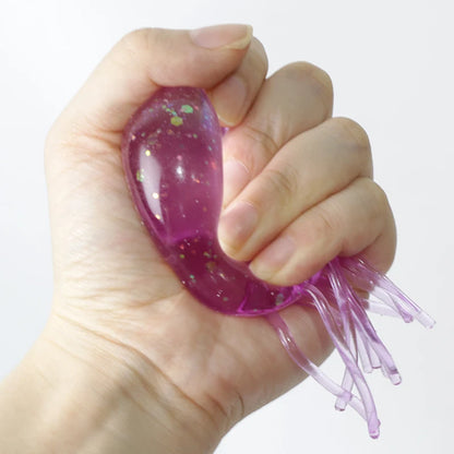 Small Malt Sugar Stress Ball Bulk Jellyfish Squishy Stress Relief Toys Stress Relief Toys for Adults Fidget Toys Relieve Stress