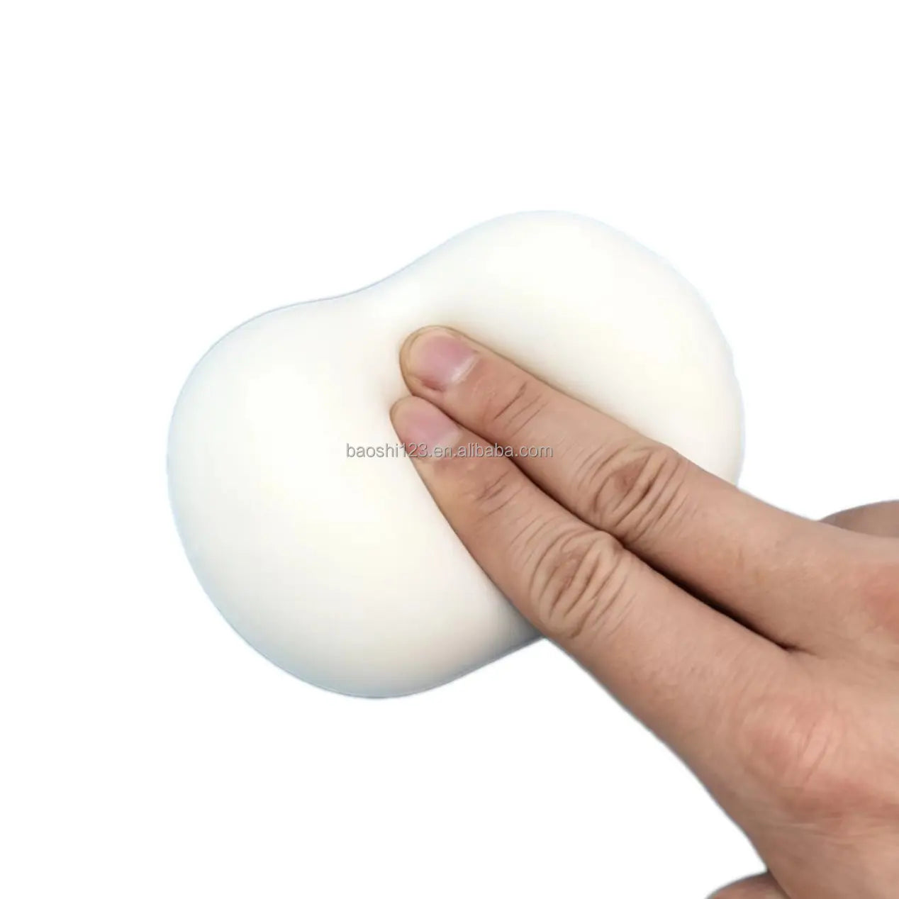 8.5Cm White Soap TPR Flour Squishy Toy Slow Rising Simulation Soap Stress Relief Squeeze Toy Creative Decompression Toy for Kids