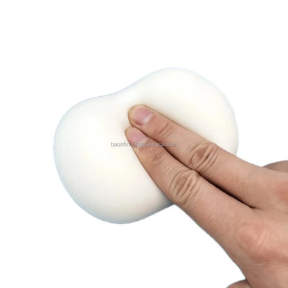 8.5Cm White Soap TPR Flour Squishy Toy Slow Rising Simulation Soap Stress Relief Squeeze Toy Creative Decompression Toy for Kids