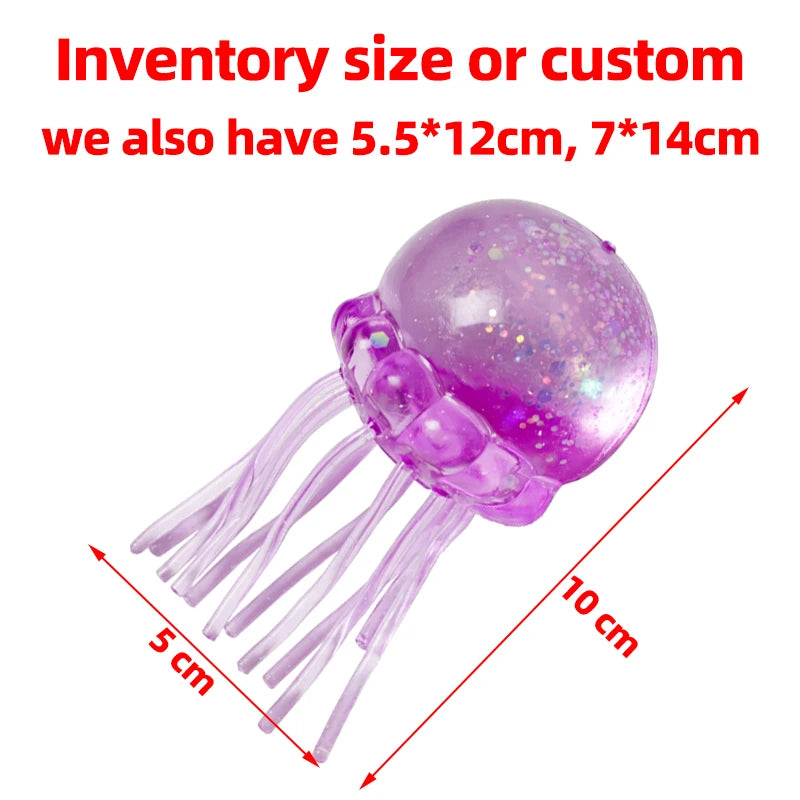 Small Malt Sugar Stress Ball Bulk Jellyfish Squishy Stress Relief Toys Stress Relief Toys for Adults Fidget Toys Relieve Stress