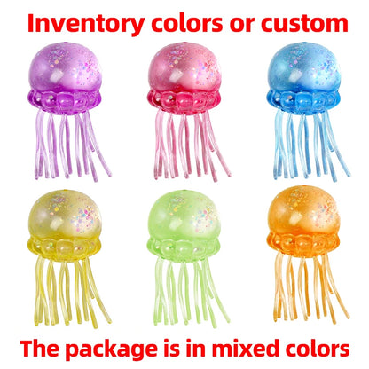 Small Malt Sugar Stress Ball Bulk Jellyfish Squishy Stress Relief Toys Stress Relief Toys for Adults Fidget Toys Relieve Stress
