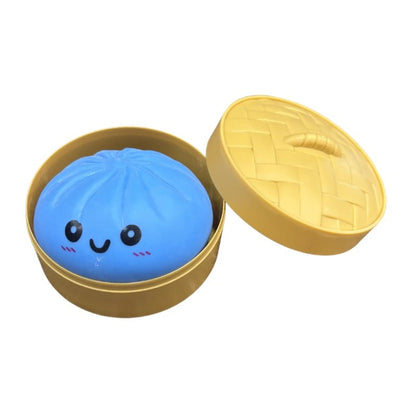 Squishy Steamed Buns Bao Large Mystery Dumpling Toy Blind Box Knead Dough Squishie Food Super Soft Squishy Bun Antistress Toy