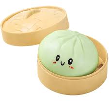 Squishy Steamed Buns Bao Large Mystery Dumpling Toy Blind Box Knead Dough Squishie Food Super Soft Squishy Bun Antistress Toy